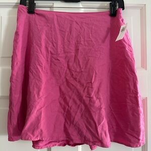 Old Navy Bright Pink Skater Skirt